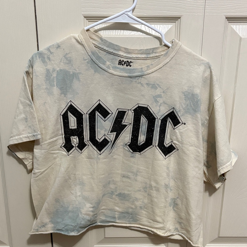 AC/DC Crop T-Shirt